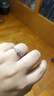 慕璨（OWN SHINE）【七夕禮物】柏林情書鉑金戒指60分培育鉆結(jié)婚求婚戒指送女友禮物 【主石0.5ct±0.05】 15號 曬單實拍圖