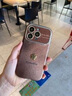 ZRGAE適用于iPhone 16 Pro Max蘋果15promax手機(jī)殼新款大視窗復(fù)古山茶花保護(hù)套鏡頭全包防摔男皮紋女款 茶粉色皮質(zhì)紋理-輕奢質(zhì)感 iPhone 15 Pro 曬單實(shí)拍圖