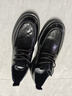 熱風(fēng)（Hotwind）男鞋厚底休閑皮鞋25年新款春秋男士商務(wù)通勤時(shí)尚休閑百搭系帶皮鞋 01黑色 牛頭層皮革 41 255mm 曬單實(shí)拍圖