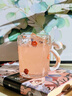 VOLANS·Ginger·杯具高顏值手繪萌貓玻璃杯咖啡杯情侶水杯 | 橘 大橘萌貓杯 300ml 曬單實拍圖