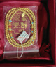 六福珠寶福滿傳家足金珠事順?biāo)祧滩式鹬辄S金項(xiàng)鏈3圈手串 計(jì)價(jià) F63G0051DS 27.93克(含工費(fèi)2961元) 曬單實(shí)拍圖