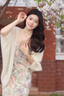 希蘇隆2024新款繆斯花語溫柔純欲碎花吊帶魚尾連衣裙女夏季氣質(zhì)顯瘦長裙 吊帶裙 S 曬單實拍圖