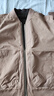 Calvin KleinJeans春秋男士ck雙面穿休閑通勤棒球領(lǐng)飛行員夾克外套J327465 BEH-太空黑 L 曬單實拍圖