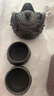 古德窯紫陶精品茶具浮雕神獸祥龍手抓壺茶杯出行贈(zèng)禮收納包套裝 紫陶祥龍手抓壺+2杯-旅行包 曬單實(shí)拍圖