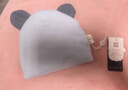 十月結晶嬰兒帽子春秋冬夾棉新生兒胎帽護囟門(mén)夏季薄款 夾棉款-藍色熊貓（0-6個(gè)月） 曬單實(shí)拍圖