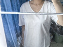 多想余短袖女t恤白色純棉v領(lǐng)潮流打底衫女士新款2025年內(nèi)搭半袖上衣寬松 純棉V領(lǐng)慵懶短袖【白色】 L 建議105-135斤 曬單實(shí)拍圖