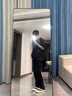 POUM柳葉彎刀牛仔褲男士春秋夏季美式高街直筒修身褲子痞帥微喇褲 DFFS-701黑色 XL 曬單實(shí)拍圖
