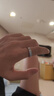 Colaivkloia情侶戒指男女對(duì)戒鈦鋼一對(duì)婚戒尾戒鑲鉆款情人節(jié)生日禮物送男女友 Tk0316-白金色鑲鉆+皮繩 美碼7號(hào) 曬單實(shí)拍圖