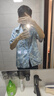 森馬（Semir）森柔牛仔|商場同款牛仔襯衫男2025夏季短袖襯衣涼感103325104101 曬單實拍圖