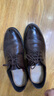 意爾康男鞋男士亮面系帶皮鞋商務(wù)正裝男鞋 54276W 棕色 42  曬單實(shí)拍圖