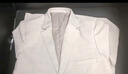 羅蒙（ROMON）高端休閑西服男春夏季輕薄外套中年商務(wù)西裝仿亞麻 淺咖 XL 180 曬單實拍圖