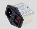 AOTUKER EMI電源濾波器220V抗干擾插座式電源凈化器CW2B帶保險(xiǎn)絲開關(guān)帶燈 CW2B-10A-T(紅) 曬單實(shí)拍圖
