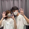 love legend情侶裝短袖夏季t恤套裝一男一女寬松休閑簡約衣服半袖班服定制 白男+白女【小白】 M 男+S 女 曬單實(shí)拍圖