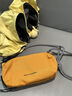 MYD2024新款包包護照包女隨身包登機牌收納包單肩包斜挎手機包男 芒果黃 曬單實(shí)拍圖