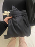 花花公子褲子男寬松垂感闊腿休閑褲男士2025新款秋季潮牌痞帥百搭直筒長(cháng)褲 926#黑色 XL 【建議130~145斤】 曬單實(shí)拍圖