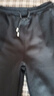 MJ STYLE橡筋收腳褲女2025秋季新款運動(dòng)衛褲高腰休閑寬松舒適純色百搭長(cháng)褲 曬單實(shí)拍圖