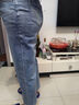 婭麗達(dá)2024夏季新款高腰寬松顯瘦百搭九分直筒闊腿牛仔褲女薄款 藍(lán)色(B0) 31 曬單實(shí)拍圖