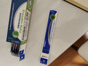 金值10支0.5mm按動(dòng)可擦筆芯中性筆晶藍色熱可擦3-5年值小學(xué)生用熱魔摩磨易擦藍色 10支/袋 曬單實(shí)拍圖