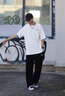 安踏（ANTA）運動(dòng)套裝男t恤短袖速干長(cháng)褲衛褲衣服褲子服飾男士夏季跑步休閑服 純凈白/基礎黑 XL 曬單實(shí)拍圖
