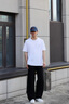 TOMMY HILFIGER【輕奢感】25夏男純棉雙面平紋休閑輕薄高級(jí)感短袖上衣T恤37508 白色YBR L （推薦：150-165斤） 曬單實(shí)拍圖