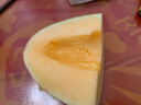 新疆特產(chǎn)正宗伽師八六王哈密瓜新鮮水果紋黃皮特級甜瓜禮盒 一箱2個瓜(8-12斤) 中果 曬單實拍圖