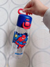 迪士尼（Disney） 寶寶吸管杯兒童上學(xué)水杯小學(xué)生直飲雙蓋水壺男女嬰幼兒園喝水杯 10320蜘蛛俠 600ml 雙飲款 曬單實(shí)拍圖