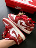 耐克（NIKE）婚鞋男鞋女鞋 新中式國風AJ1紅色秀禾婚鞋情侶鞋送老婆休閑鞋板鞋 金枝玉葉-AJ婚鞋 曬單實拍圖