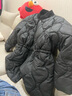 子牧棉麻冬裝 女韓版百搭棉衣外套洋氣收腰長袖棉服2221 黑色 XXL(建議125-140斤) 曬單實(shí)拍圖