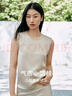金三塔真絲背心桑蠶絲寬松透氣舒適打底衫可外穿上衣 白玉蘭色 XL 曬單實拍圖