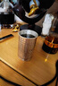 L&N二兩裝銀酒杯子烈酒杯足銀999白酒杯家用酒具清酒杯單杯銀杯 盤若心經(jīng)款約70克+證書 100ml 曬單實(shí)拍圖