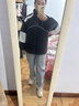 FSHE拼色外套女立領(lǐng)春夏秋2025新款寬松休閑夾克歐美風(fēng)拉鏈開衫女上衣 黑色 M 曬單實拍圖