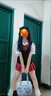 歐維沃小辣椒jk制服套裝春夏日系校供感半身收腰顯瘦短裙百褶裙格子裙女 紅格子百褶裙 XL 曬單實拍圖