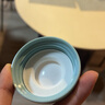 迪福倫適配貝親二代三代奶瓶儲奶蓋帽寬口徑玻璃奶瓶蓋旋蓋密封蓋配件 分體蓋含墊片（海鹽藍） 曬單實拍圖