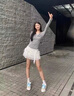 厚底增高原創(chuàng)休閑板鞋女2025春夏新款面包鞋小眾百搭透氣運(yùn)動(dòng)鞋 藍(lán)色 37 曬單實(shí)拍圖