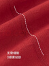 乖奇熊嬰兒純棉連體衣夏季薄款紅色滿月周歲服寶寶空調服哈衣爬服 曬單實拍圖