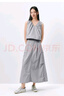 太平鳥(niǎo)女裝設計感套裝2024夏季戶(hù)外工裝裙子小眾無(wú)袖上衣潮流 淺灰長(cháng)裙 M 曬單實(shí)拍圖