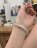 七笙紀馬料瑪瑙玉髓香檳金小鋼炮手鐲正圈貴妃瑪瑙畢業(yè)級玉鐲禮物品質 淺香檳蜂蜜水瑪瑙手鐲 54圈口-55圈口【85-95斤】 曬單實拍圖