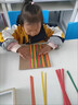硯璽非遺竹編畫手工diy材料包兒童幼兒園團(tuán)建暖場活動(dòng)新年元旦節(jié)禮物 彩-柿柿如意【22*22CM】 曬單實(shí)拍圖