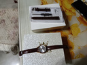 歐利時(shí)（OLEVS）瑞士認(rèn)證品牌手表女石英表夜光防水氣質(zhì)女士手表潮流時(shí)尚簡(jiǎn)約女表 歐利時(shí)-5522-棕皮玫殼白面女 曬單實(shí)拍圖