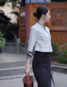 卡悠萊（KAYOULAI）傣族服裝女套裝云南西雙版納傣裝玉家人民族風(fēng)情氣質(zhì)修身中式茶服 上衣+半身裙不含任何配飾 XL 均碼 曬單實(shí)拍圖