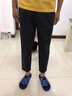 啄木鳥黑色休閑褲男夏季新款彈力冰絲長(zhǎng)褲子男商務(wù)抗皺免燙西裝修身男褲 833黑色 31 曬單實(shí)拍圖