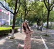 多菲尼森 夏季2025新款法式甜美辣妹碎花氣質(zhì)收腰顯瘦高級感印花連衣裙 復(fù)古收腰連衣裙長款 M 【95-110斤】 曬單實拍圖