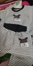 G.DUCKKIDS嬰兒衣服加絨衛(wèi)衣分體春秋新款兩件嬰幼兒洋氣套裝男女寶帥氣春裝 條紋牛牛一體絨套裝 90 曬單實拍圖