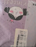 紅豆居家（Hodohome）兒童保暖內衣女童三層夾棉加厚秋衣秋褲女孩空氣層睡衣204紫130 曬單實(shí)拍圖