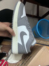 NIKE耐克男鞋女鞋夏季新款A(yù)ir Jordan 1情侶休閑板鞋aj1低幫籃球鞋子 553560-053/553558-053灰白 38.5 (GS） 曬單實(shí)拍圖