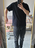 羅蒙【2件裝】夏季高端短袖t恤男士裝打底衫圓領(lǐng)黑白純色修身半袖衣服 白色+黑色 L 【建議120-140斤】 曬單實拍圖