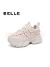 百麗（Belle）小海浪老爹鞋女商場(chǎng)款厚底休閑運動(dòng)鞋D2W1DAM5 米色 38 (240mm) 曬單實(shí)拍圖
