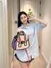 JumpFromPaper貓頭鷹二次元2D漫畫斜挎包女單肩包JFP送女友情人節(jié)七夕生日禮物 粉紅 曬單實拍圖