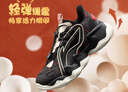 李寧（LI-NING）童鞋兒童運動(dòng)鞋男女大童輕質(zhì)回彈大logo新年款休閑鞋35YKCQ198-27 曬單實(shí)拍圖