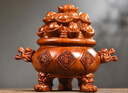 花梨木雕聚寶盆風(fēng)水?dāng)[件實(shí)木質(zhì)客廳裝店鋪開(kāi)業(yè)收銀臺(tái)擺件喬遷送禮 花梨木 小號(hào) 高18厘米 曬單實(shí)拍圖